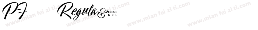 PF斗鱼追光体 Regula字体转换